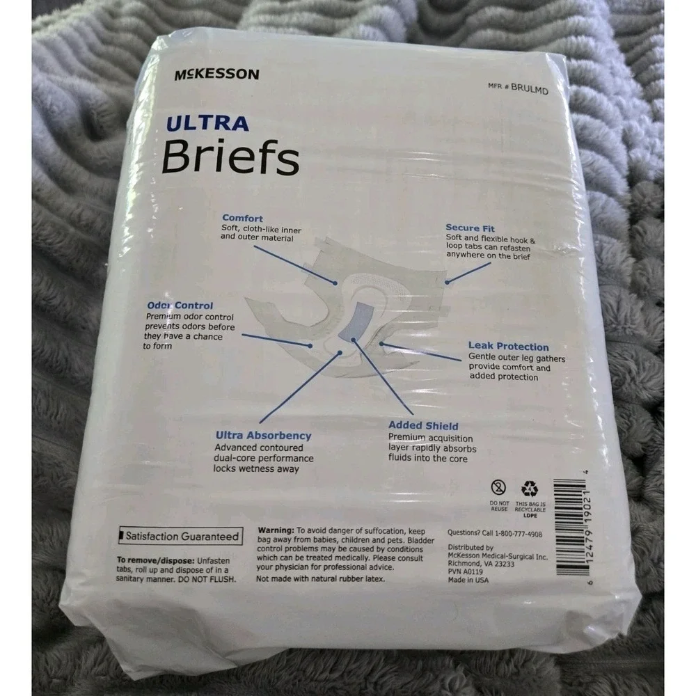 McKesson Ultra Briefs Heavy Absorbency Medium 32-44